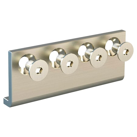 National Hardware National Hardware Satin Steel Sliding Door Hardware Connecting Adapter 1 pk N187-003